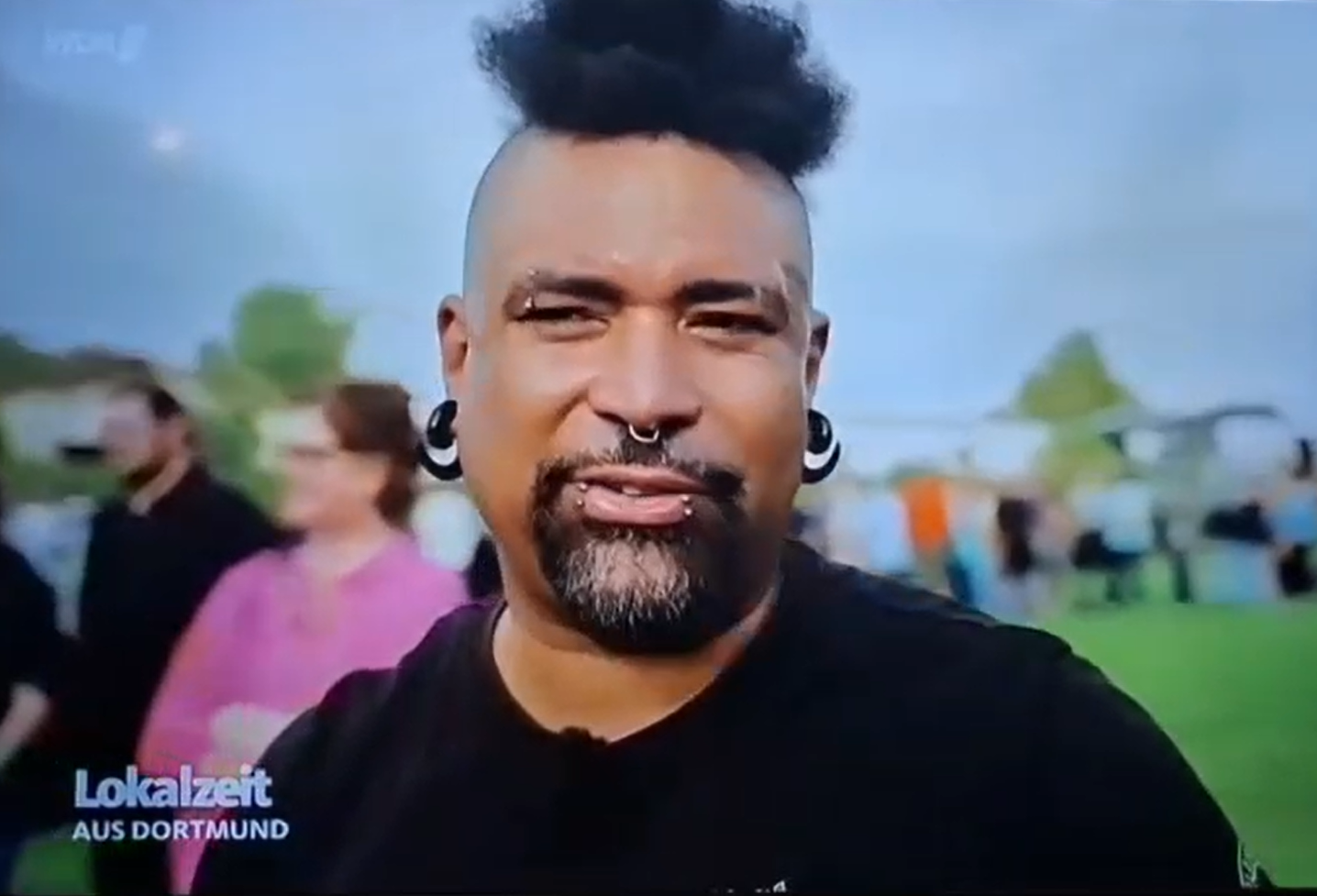 Daniel "Dan" Drammeh bei der WDR Lokalzeit